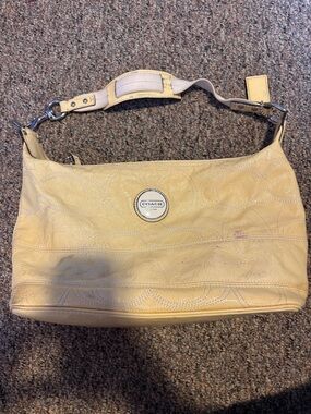 Yellow Coach Shoulder Bag